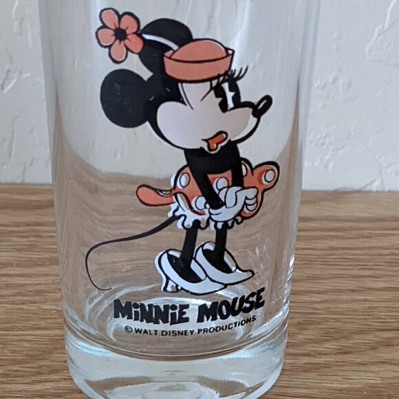 Vintage Minnie Mouse Disney Juice Glass - Picture 2 of 2